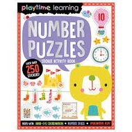 Number Puzzles - Sticker book - Over 250 stickers - Age 4-6