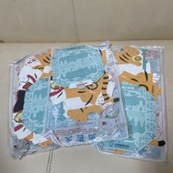 老虎燈籠手作DIY材料（兩組有燈座，一組無燈座，共三組合售）(不保證電池有電)@c711