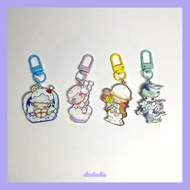 Dimoo Acrylic Pendant Charm Bag Keychain Handmade