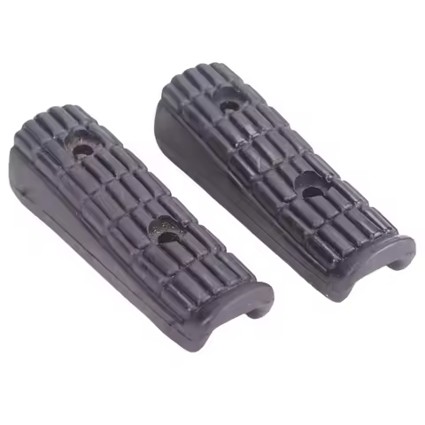 1 Pair Rubber Motorcycle Front Foot Step Pegs Cover Motorbike Foot Rest Pedal Pad Shell For Yamaha F
