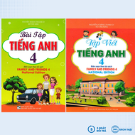 Sách - Combo Bài Tập Tiếng Anh + Tập Viết Tiếng Anh Lớp 4 (Bộ Sách Family And Friends 4 National Edi