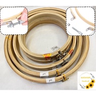 (READY STOCK) Wooden Embroidery hoop/Ram Sulam Bulat Berkayu / Cross stitch hoop/ Pemidang Kayu / Ra