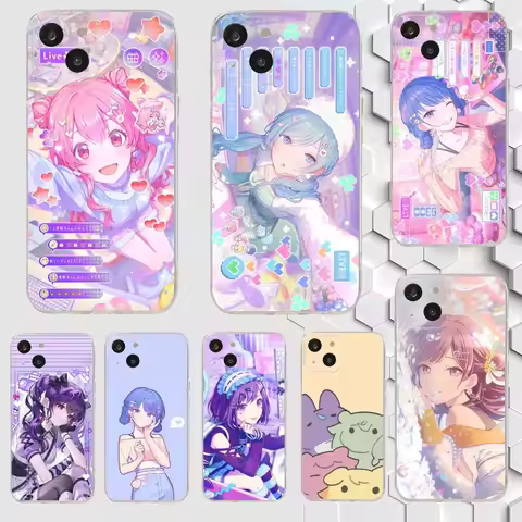 Game P-Project S-Sekai Phone Case For iPhone 16,15,14,13,12,11 Plus,Pro,Max,XR,XS,X,7,8 Plus,SE,Mini