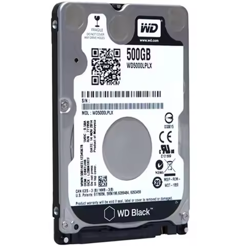 Original Brand WD Black 500GB Hard Drive 7200RPM 7mm SATA III 32MB Cache 2.5 Inch Laptop HDD