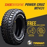 Deestone Power Cruz MT431 15 16 17 Inch Tayar Tire (FREE INSTALLATION/Delivery) SABAH SARAWAK KL Tru