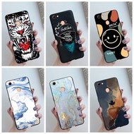 OPPO F1s / F3 Plus / F5 / F7 / F5 Youth / F7 Youth Case Cartoons Cool Black Jelly Printed Soft Silicone TPU Phone Casing