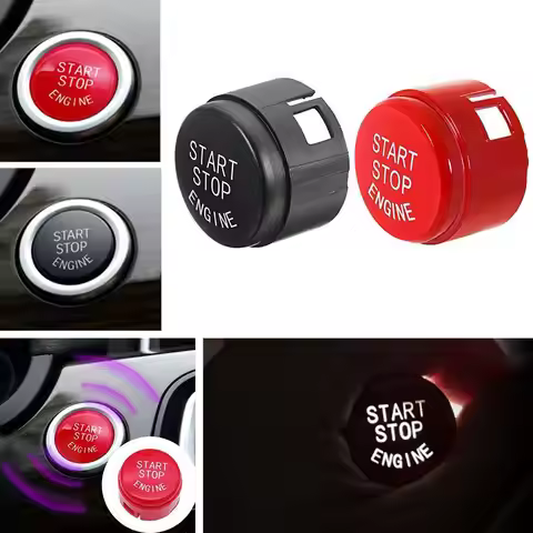 Car Engine START Button Replace Cover STOP Switch Accessories Key Decor for BMW 5/6/7 Series F01 F02