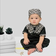 BAJU KOKO ANAK LAKI LAKI MOTIF BATIK SAKU FREE PECI ANAK USIA 1-9 TAHUN / SETELAN KOKO ANAK LAKI LAKI / PAKAIAN MUSLIM ANAK TERKEREN 2023 / BAJU KOKO SETELAN ANAK 2023