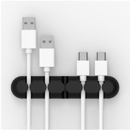 Silicone Cable Holder Cable Clip Organizer for Desktop Car Cable Management Cord Holder