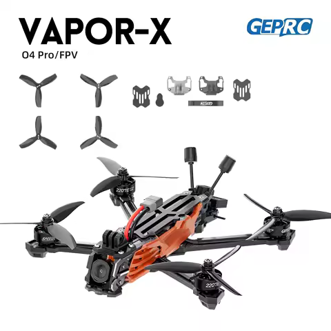 GEPRC Vapor-X5 D5 HD O4 Pro FPV Drone 5Inch O4 Air Unit VTX 4K 120fps Recording 2207E 1960KV Motor R