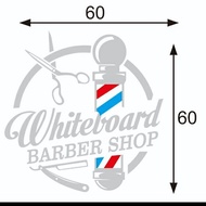 Sticker Cutting. Barbershop