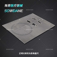 Dental orthodontic X-ray cephalometric angle measuring ruler, dental and oral care