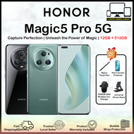 HONOR Magic 5 Pro 5G Smartphone | 12GB+512GB | Capture Perfection | Unleash the Power of Magic | 100% HONOR Malaysia Product