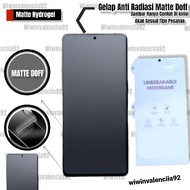 LAYAR Xiaomi Redmi Note 9 9Pro 8 8Pro 7 6 6Pro 5 5Pro 5A Prime 4 4X 3 2 1 Film Plastic Silicone Anti