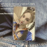 Girl GIDLE I FEEL Song Yuqi Photocard sr Bonus Card Genuine Chinese Card Back Photocard #XK0217#