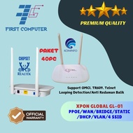 [ Paket 40pc ] GLOBAL GL-01 XPON ONT 1GE WiFi Garansi Resmi POSTEL