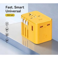 KiiP C27T Universal PD 25W Travel Adapter Charger GaN Fast Charging