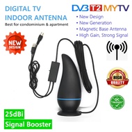 Booster Digital Indoor Antenna TV Aerial Uhf HDTV 25dBi Magnetic Antenna for Myfreeview Antenna Mytv