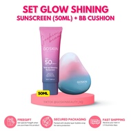 Goskin Sunscreen BB Cushion Cream Physical Makeup Tinted Foundation Goskin