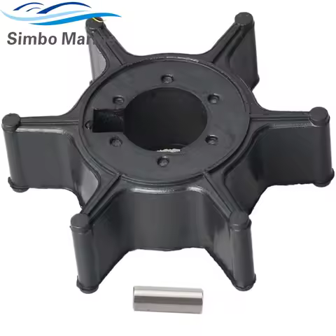 Water Pump Impeller & Key For Yamaha Outboard 2 & 4 Stroke 4 5 6 HP Models 6E0-44352-00 19211-ZV0-00