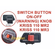 MODENAS KRISS 110 MR2 KRISS 110 MR3 EuRO3 DOUBLE SIGNAL SWITCH BUTTON ON OFF SWITCH BUTTON HAZARD LI