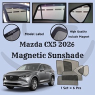 Mazda CX5 CX-5 2025-2026 Epic Magnetic Sunshade [6 PCS]