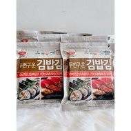 Korean Gimbap Manna Food Rolled Seaweed Pack of 100 Leaves