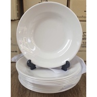 9-Inch Melamine Deep Plate 12 Cups 3 Colors To Choose From