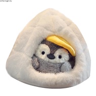 Cute Igloo Penguin Doll Plush Toy Igloo Animal Igloo Penguin Doll Children Ragdoll Gift Female