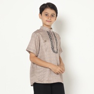 Chanté - Naji Boy Shirt in Dune Brown Boy Shirt Kids Boy Shirt Korean Kids Shirt Boy