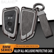 Zinc Alloy Car Key Case Cover Shell For BMW X1 X3 X5 X6 X7 1 3 5 6 7 Series G20 G30 G11 F15 F16 G01 