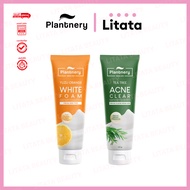 Plantnery Cleansing Foam แพลนท์เนอรี่ คลีนซิ่ง โฟม 100กรัม ( Yuzu Orange/Tea Tree )
