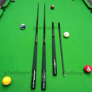 NEW HOT Billiard Cue Carbon Fiber + Maple Wood 1/2 Pool Cue 8 Ball 9 Ball 10mm 13mm Tip Free bucket