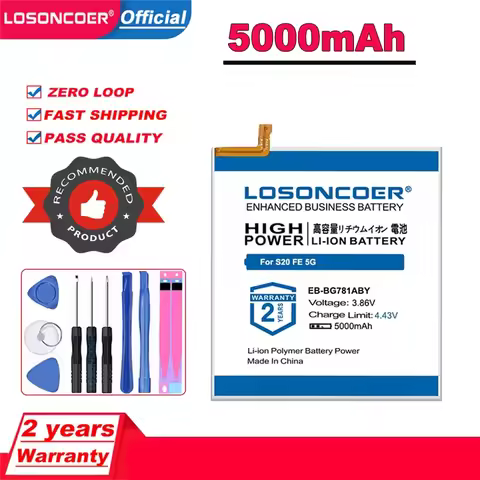 5000mAh EB-BG781ABY For Samsung GALAXY S20 FE 5G A52 Battery SM-G780 SM-G781 A525 A526 A528 A52S G78