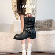 Motorcycle British Cowboy Boots
