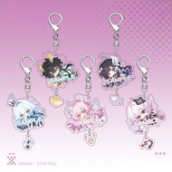 GANTUNGAN Honkai Star Rail Acrylic Transparent Keychain Cyrene Evernight Gift Souvenir Anime Gift Cu