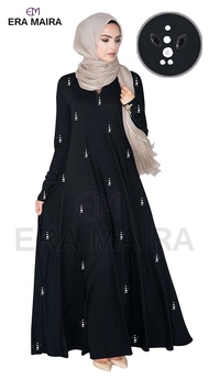 Jubah Flary For Muslimah In Crystals - Glaze Dress