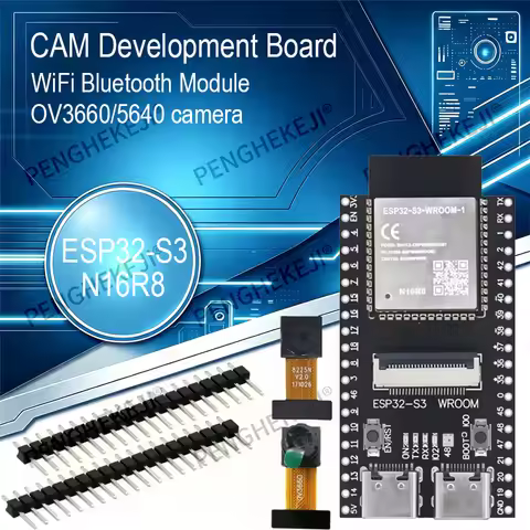 ESP32-S3 N16R8 for CAM Development Board WiFi Bluetooth Module OV3660/5640 Camera