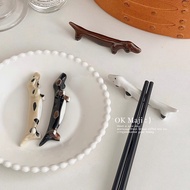 Cute Chopstick Rest Chopstick Rest Holder Ceramic Chopstick Rest Chopstick Rest Creative Household C