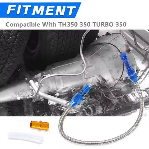 Transmission Dipstick Stainless Braided Hose Flexible Stainless Transmission Dipstick for Chevrolet 