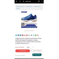 Yonex aerus 3 junior badminton shoes original