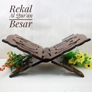 Rekal Rehal Wood Al Quran Large Placemat Table Holder Al Quran Stand