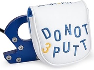 Golf Mallet Putter Cover Headcover, 3Putt Magnetic Closure Premium Leather Headcovers Fits Golf DF3