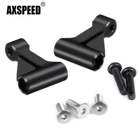AXSPEED Aluminum Alloy Front Brace Set for LOSI 1/16 Mini-B 2WD 1/18 Mini-T 2.0 RC Buggy Truck Model