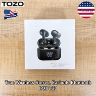 TOZO® True Wireless Stereo Earbuds Bluetooth IPX8 T20 หูฟังไร้สาย หูฟังบลูทูธ ตัดเสียงรบกวน