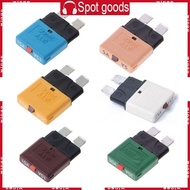 WIN 5-30A Circuit Breaker Blade Fuse 28V Resettable Manual Reset Fuse Adapter