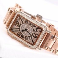 Hong Kong GUOU Exquisite Diamond Retro Digital Ladies Watch Joker Square Watch Women's Watch