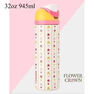 Owala Freesip หมอน32ออนซ์มงกุฎดอกไม้ต่อสู้แก้วพร้อมหลอด Owala สแตนเลสสตีลเก็บความเย็นกระบอกน้ำสำหรับ