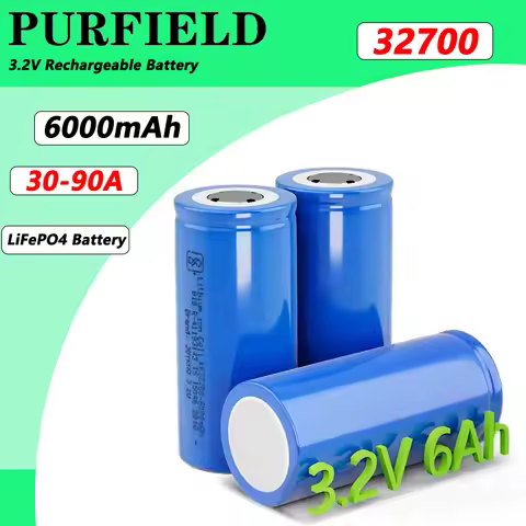 Original 32700 6000mAh 3.2V Lifepo4 Rechargeable Battery, Lithium Iron Phosphate Power Battery 6ah f
