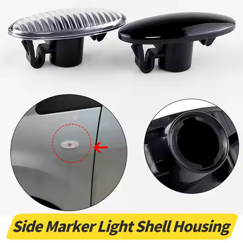 2PCS Car Turn Signal Side Fender Marker Light Cover Shell For Nissan Qashqai J10 X-trail Cube Juke L